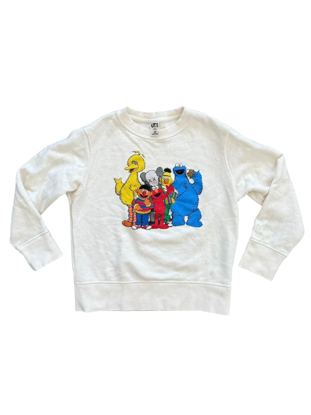 Uniqlo Sesame Street x KAWS Collab Crewneck Sweatshirt
